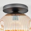 Ripoll Deckenleuchte Glas 30 cm Bernsteinfarben, 1-flammig