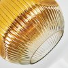 Ripoll Deckenleuchte Glas 30 cm Gold, Klar, 1-flammig