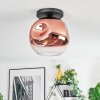 Ripoll Deckenleuchte Glas 30 cm Klar, Kupferfarben, 1-flammig
