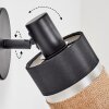 Fallhagen Wandleuchte Schwarz, 1-flammig