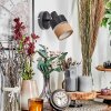 Fallhagen Wandleuchte Schwarz, 1-flammig