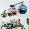Gastor Deckenleuchte Glas 15 cm Blau, Chrom, Grün, Kupferfarben, Rauchfarben, 4-flammig