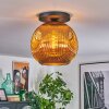 Ripoll Deckenleuchte Glas 30 cm Gold, 1-flammig