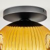 Ripoll Deckenleuchte Glas 30 cm Gold, 1-flammig