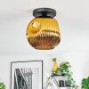 Ripoll Deckenleuchte Glas 30 cm Gold, 1-flammig
