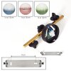 Chehalis Deckenleuchte Glas 12 cm, 15 cm Gold, Schwarz, 3-flammig