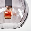 Koyoto Deckenleuchte Glas 15 cm Rauchfarben, 4-flammig