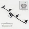 Koyoto Deckenleuchte Glas 15 cm Chrom, Klar, Rauchfarben, 4-flammig