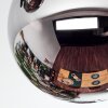Chehalis Deckenleuchte Glas 10 cm, 12 cm Chrom, Rauchfarben, 3-flammig