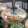 Mertola Hängeleuchte Glas 20 cm Bernsteinfarben, 4-flammig