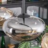 Mertola Hängeleuchte Glas 20 cm Bernsteinfarben, Rauchfarben, 4-flammig