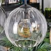 Koyoto Hängeleuchte Glas 20 cm Bernsteinfarben, Klar, Rauchfarben, 4-flammig