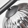 Chehalis Deckenleuchte Glas 15 cm Bernsteinfarben, Rauchfarben, 4-flammig