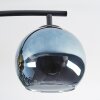 Koyoto Deckenleuchte Glas 15 cm Blau, Grün, Klar, Kupferfarben, 4-flammig