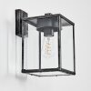 Gramilla Außenwandleuchte Schwarz, Silber, 1-flammig