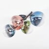 Chehalis Deckenleuchte Glas 12 cm Blau, Grün, Klar, Kupferfarben, 4-flammig