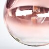 Chehalis Deckenleuchte Glas 15 cm Blau, Grün, Klar, Kupferfarben, 3-flammig