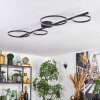 Firon Deckenleuchte LED Schwarz, 1-flammig