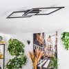 Torresella Deckenleuchte LED Schwarz, 1-flammig