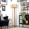 Cavaca Stehleuchte 35 cm Naturfarben, Schwarz, 1-flammig