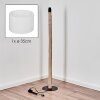 Bassagoda Stehleuchte 35 cm Naturfarben, Schwarz, 1-flammig