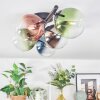 Chehalis Deckenleuchte Glas 12 cm Blau, Chrom, Grün, Klar, Kupferfarben, Rauchfarben, 5-flammig