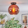 Koyoto Deckenleuchte Glas 25 cm Kupferfarben, 1-flammig