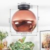 Koyoto Deckenleuchte Glas 25 cm Kupferfarben, 1-flammig