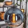 Koyoto Hängeleuchte Glas 20 cm Blau, Klar, 1-flammig