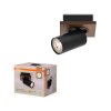 OSRAM Decor Spot Deckenleuchte LED Holzoptik, Schwarz, 1-flammig