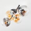 Gastor Deckenleuchte Glas 15 cm Bernsteinfarben, Klar, Rauchfarben, 4-flammig