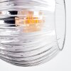 Koyoto Deckenleuchte Glas 15 cm Bernsteinfarben, Klar, Rauchfarben, 6-flammig