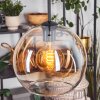 Koyoto Hängeleuchte Glas 25 cm Bernsteinfarben, Klar, 1-flammig