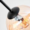 Koyoto Deckenleuchte Glas 15 cm Bernsteinfarben, Rauchfarben, 6-flammig