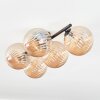 Chehalis Deckenleuchte Glas 15 cm Bernsteinfarben, 5-flammig