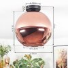 Koyoto Deckenleuchte Glas 30 cm Kupferfarben, 1-flammig