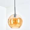 Koyoto Hängeleuchte Glas 30 cm Bernsteinfarben, 1-flammig