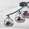 Ripoll Deckenleuchte Glas 15 cm Rauchfarben, 4-flammig