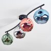 Ripoll Deckenleuchte Glas 15 cm Blau, Chrom, Grün, Kupferfarben, Rauchfarben, 4-flammig
