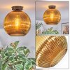 Koyoto Deckenleuchte Glas 30 cm Gold, 1-flammig