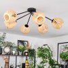 Basto Deckenleuchte 15 cm Naturfarben, 6-flammig