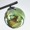 Koyoto Deckenleuchte Glas 15 cm Blau, Grün, Kupferfarben, 4-flammig