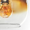 Koyoto Deckenleuchte Glas 15 cm Chrom, Gold, Klar, Kupferfarben, Rauchfarben, 4-flammig