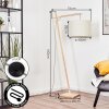 Bassagoda Stehleuchte 40 cm Naturfarben, Weiß, 1-flammig