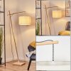 Soungou Stehleuchte 38 cm Naturfarben, Weiß, 1-flammig