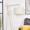 Soungou Stehleuchte 38 cm Naturfarben, Weiß, 1-flammig