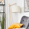 Soungou Stehleuchte 38 cm Naturfarben, Weiß, 1-flammig