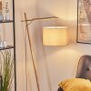 Soungou Stehleuchte 38 cm Naturfarben, Weiß, 1-flammig