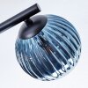 Chehalis Deckenleuchte Glas 12 cm, 15 cm Blau, Grün, Kupferfarben, 3-flammig