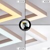 Marluk Deckenleuchte LED Chrom, Sandfarben, Weiß, 1-flammig